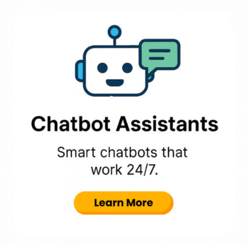 Chatbot assistants for local businesses — answer questions and capture leads online.